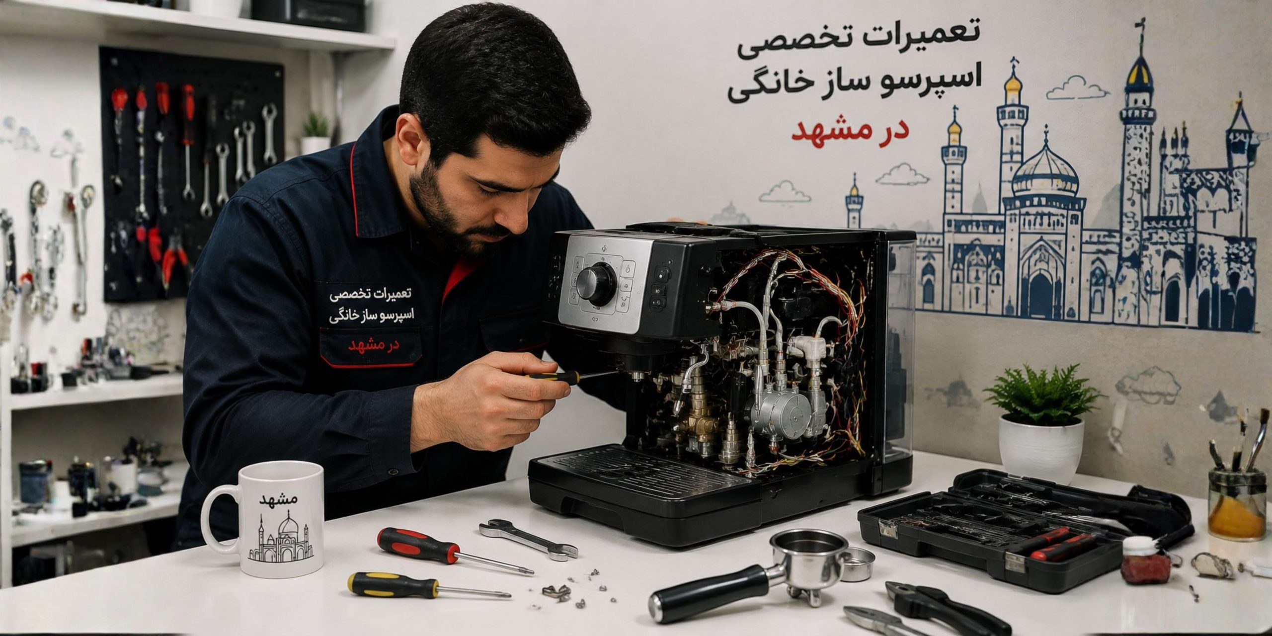 تعمیرات دستگاه اسپرسو خانگی